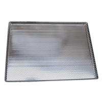 Omcan 44577 18" x 26" Perforated Full-Size Stainless Steel Bake Pan
