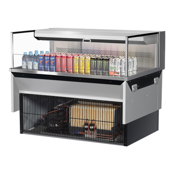 Vitrine réfrigérée ouverte encastrable Turbo Air TOM-48L-UF-S-1SI-N 48 po