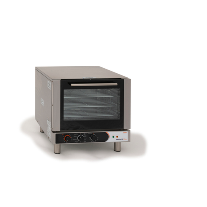 Nemco 6230 Electric Half-Size Countertop Convection Oven with Broiler