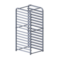 Atosa MPRA-15 Aluminum Refrigerator Bun Pan Rack With 15 Pan Capacity For Commercial Use
