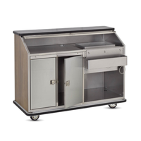 FWE BBC-5 59.5"W Portable Post-Mix Laminate Bar with Ice Bin