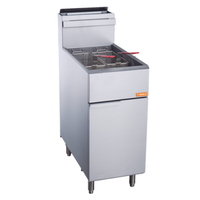 BRIKA BFR-50-LPG 50 lbs Capacity Liquid Propane Gas Floor Fryer