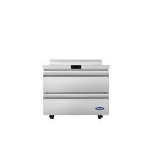 Atosa AWF36D2 36.38" Wide 2-Drawer Commercial Worktop Freezer