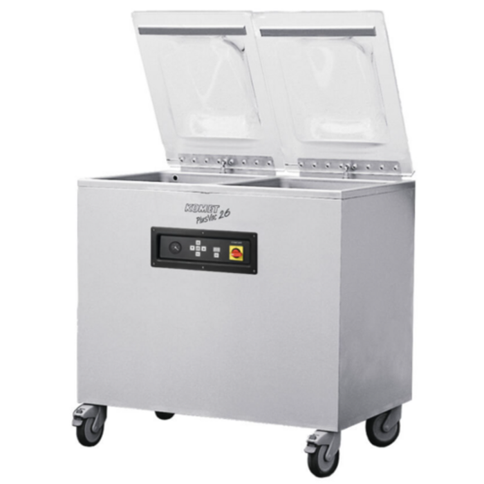Machine d'emballage sous vide à double chambre KOMET PLUSVAC 26, largeur 95,5 cm
