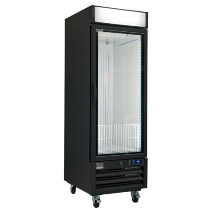 Kelvinator KCHGICM23FB 26.75"W 23 Cu. Ft. Glass Door Merchandiser Freezer