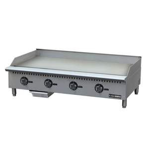 Black Diamond BDCTG-48T 48" Thermostatic Countertop Gas Griddle