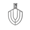 Hobart Compatible Flat Beater Attachment For 20 Qt Mixers In Silver Color