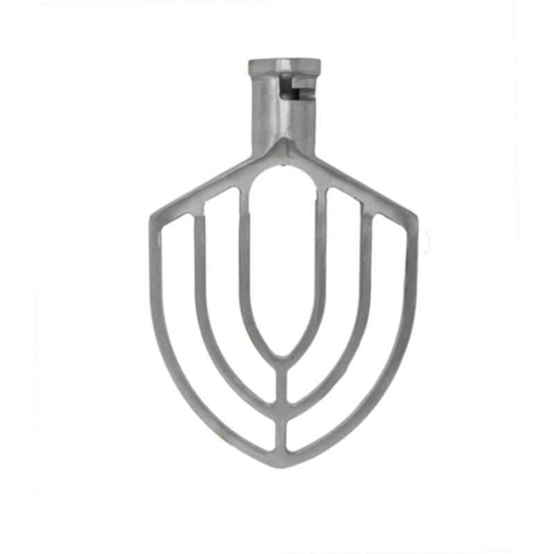 Hobart Compatible Flat Beater Attachment For 20 Qt Mixers In Silver Color