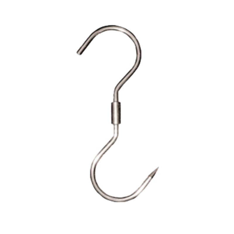 OMCAN 10505 Stainless Steel Swivel S-Hook for Hanging Meat stainless steel swivel meat hook S-hook for butcher shop meat processing