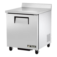 Comptoir congélateur professionnel 70 cm avec porte pleine True TWT-27F-HC