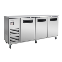 Blueair BLBB90-4S-HC 90-Inch Three-Section Refrigerated Back Bar Cooler