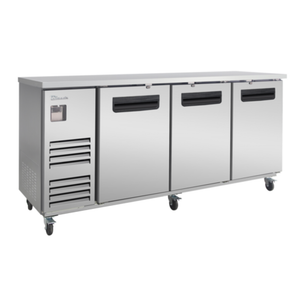 Blueair BLBB90-4S-HC 90-Inch Three-Section Refrigerated Back Bar Cooler