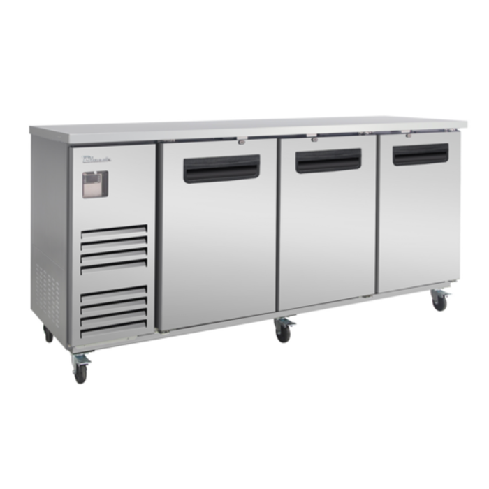 Blueair BLBB90-4S-HC 90-Inch Three-Section Refrigerated Back Bar Cooler