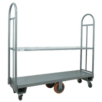 Omcan 44679 Steel U-Boat Utility Cart with 2500 lbs Capacity