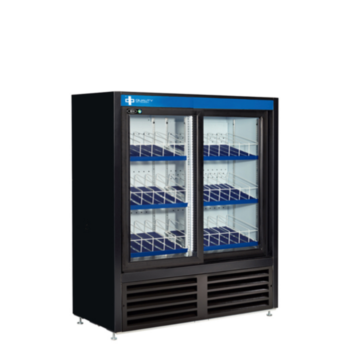QBD CD4154-HC 47-Inch Wide Sliding Glass Door Merchandiser Refrigerator