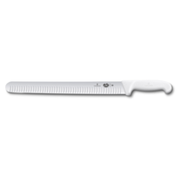 Victorinox 5.4727.36 14" Granton Edge Slicer Knife White Handle