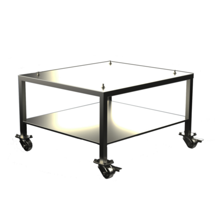 Stainless Steel Oven Equipment Stand On Wheels For Easy Mobility And Stability In Commercial Kitchens