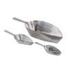 Cast Aluminum Flat Bottom Scoop Set Featuring Three Sizes For Efficient Portioning In Commercial Kitchens.
