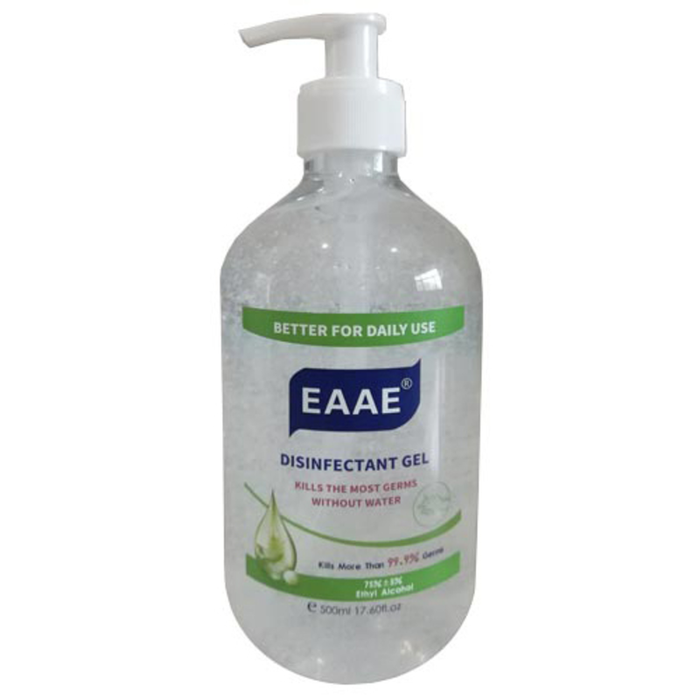 Omcan 46669 Hand Sanitizer Gel 500 ml with 75% Alcohol