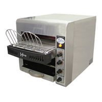 Omcan 11385 Conveyor Toaster 300 Slices/Hour Stainless Steel