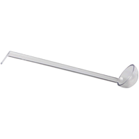 Louche de service commerciale robuste en acier inoxydable Omcan 80215 de 355 ml