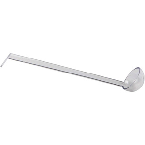 Louche de service commerciale robuste en acier inoxydable Omcan 80215 de 355 ml