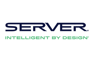Server logo with tagline 'Intelligent by Design' on a white background