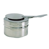 Stainless Steel Fuel Holder With Cover For Chafing Dish, Ideal For Catered Events And Buffets.