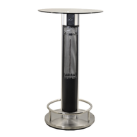 OMCAN 43123 Heated Patio Table 23.5" Diameter Electric