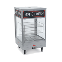 Nemco 6455-2 22.25"W Pass-Thru Heated Countertop Display Merchandiser