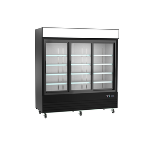 Ancaster Food Equipment AFE-G58 78.2-Inch Sliding Glass Door Refrigerator