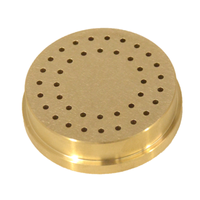 Omcan 13372 #12 Spaghetti Pasta Die, 2.5mm Brass Construction