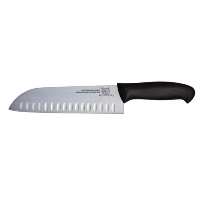 Omcan 12761 7" Chef's Multi-Purpose Knife with Granton Edge