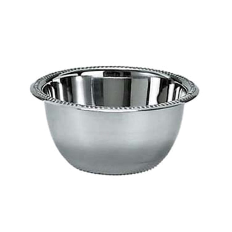 SIB-40 40 Oz. Stainless Steel Ice Relish Bowl With Classic Gadroon Rim For Buffet Presentation
