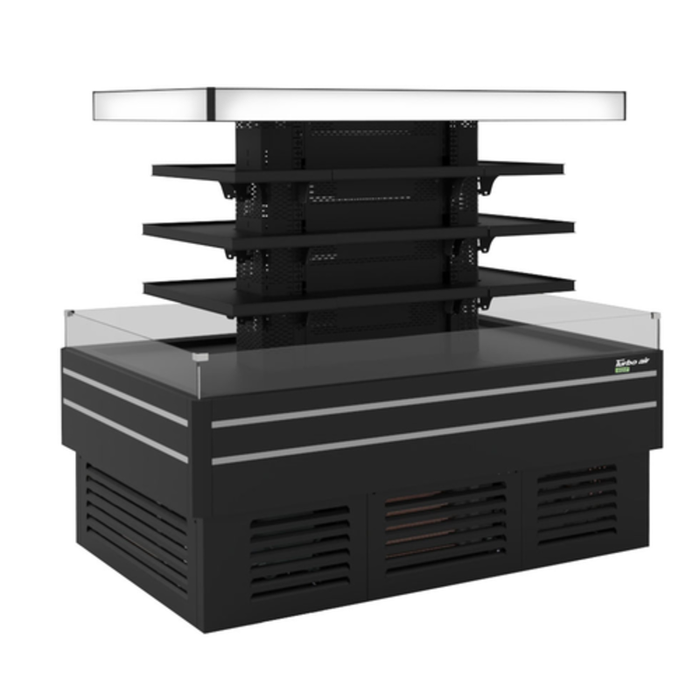 Turbo Air TIOM-24CSCB-N 72-3/8" Island Display Self-Serve Merchandiser