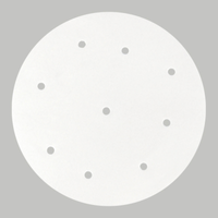Omcan 44476 5-Inch Round Perforated Waxed Hamburger Patty Papers