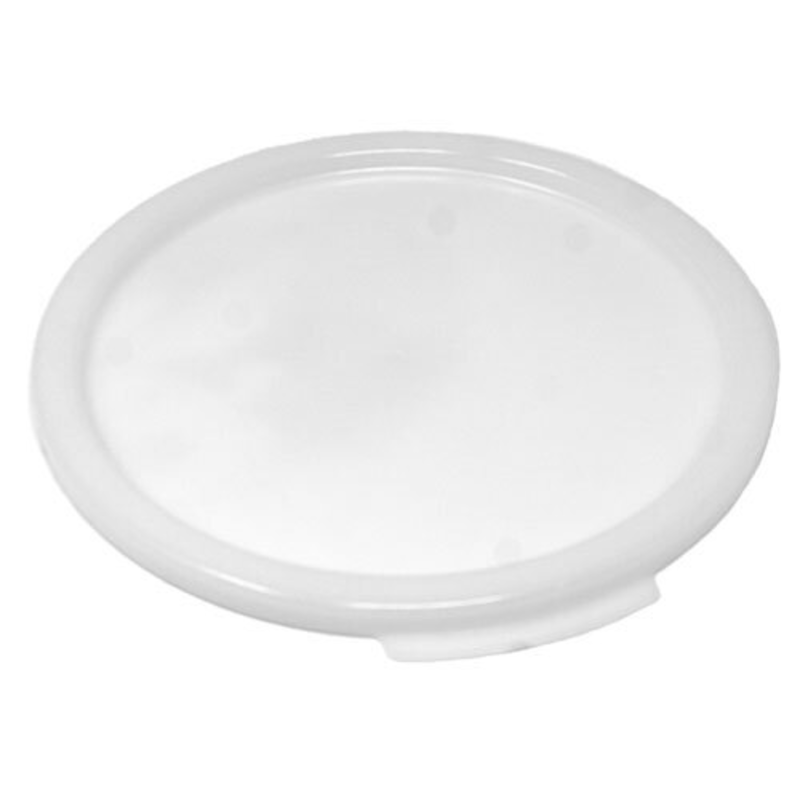 Omcan 80173 Polypropylene White Lid For 6 Qt And 8 Qt Food Storage Containers.