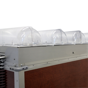 Cadco SS-64 64"W Safety Shield Guard for Demo Carts