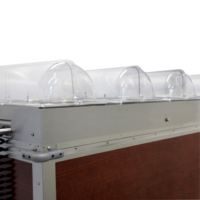 Cadco SS-64 64"W Safety Shield Guard for Demo Carts