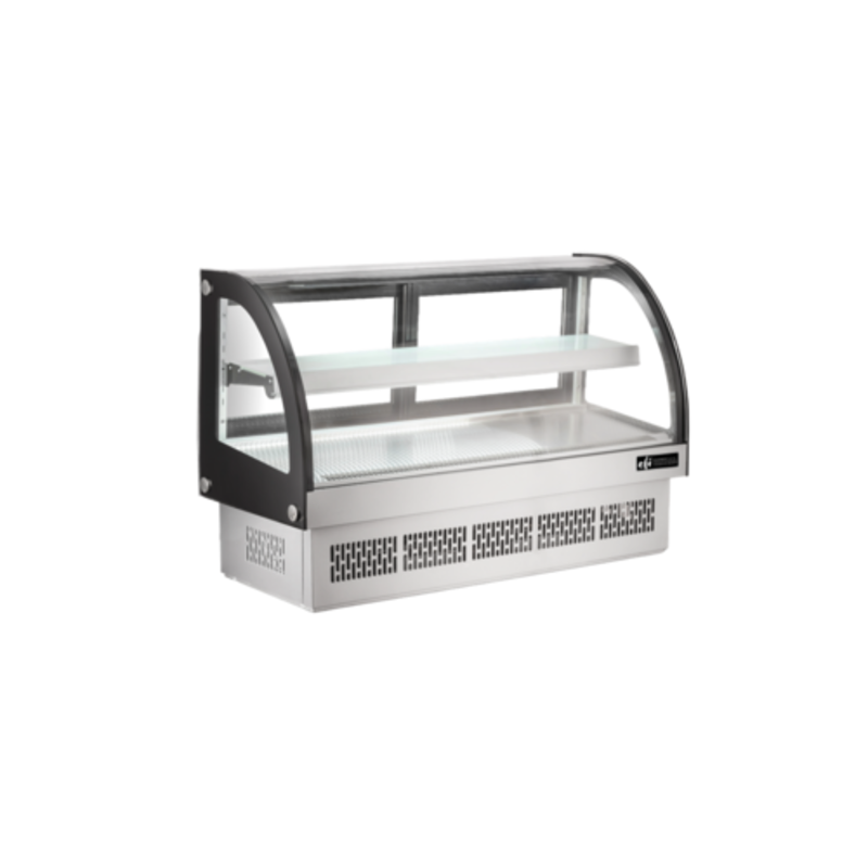 EFI Sales CGCM-CT-4833 48.5" Refrigerated Drop-In Countertop Display Case For Chilled Goods