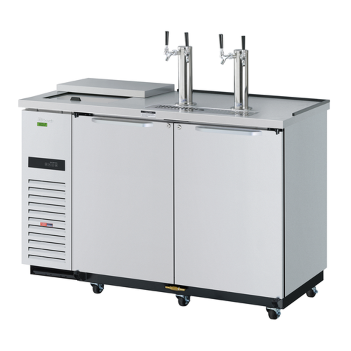 Turbo Air TCB-2SDD-N6 58-7/8"W Super Deluxe Draft Beer Cooler