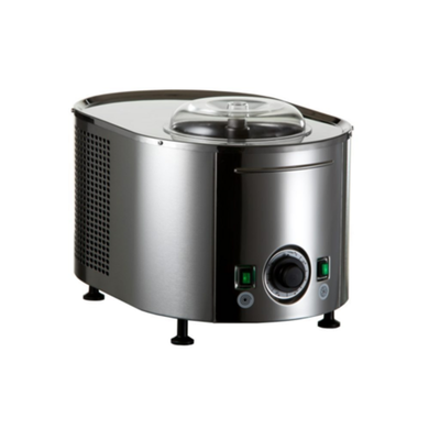 Machine à crème glacée Musso 58178 mini en acier inoxydable de 2 litres