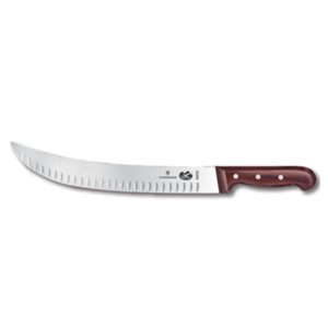 Victorinox 5.7320.31 12-inch Curved Granton Edge Cimeter Knife Wood Handle