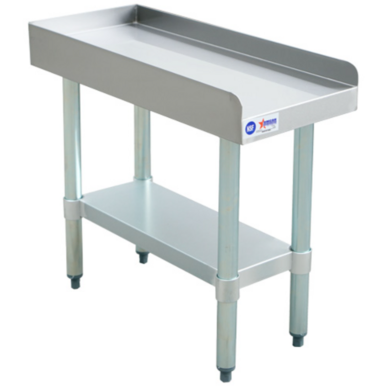 Omcan 47691 Commercial Stainless Steel Equipment Stand, 30x30 Surface For Kitchen Appliances