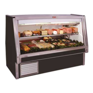 Howard McCray SC-CDS34E-12-BE-LED Vitrine réfrigérée double service pour charcuterie 377,2 cm l