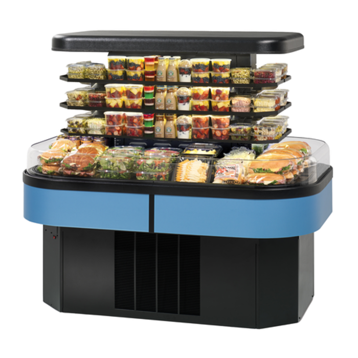 Federal IMSS60SC-3 60.5"W Self-Serve Island Refrigerated Display Merchandiser