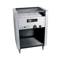 EmberGlo 25F 26" Gas Floor Model Charbroiler with Cabinet Base