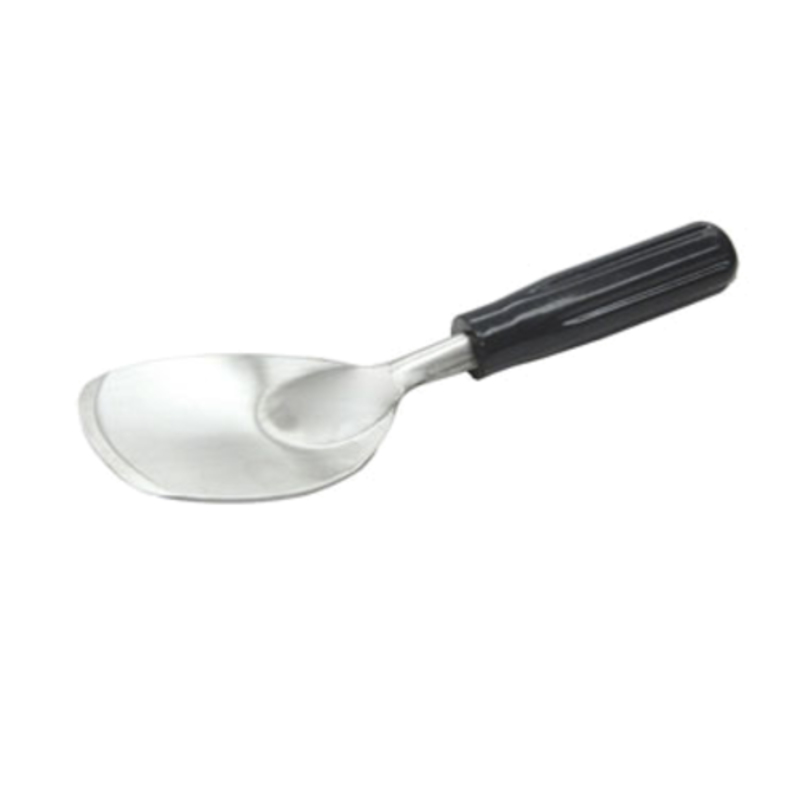 Heavy-Duty Ice Cream Spade With A Stainless Steel Blade And Black Handle For Effortless Dessert Serving
