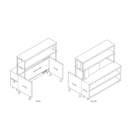 Randell RCR-67.5 67.5" Modular Chef Service Counter Work Table