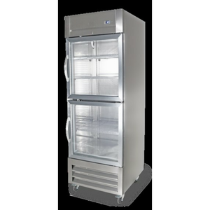Kelvinator KCHRI27R2HGDR 27"W One-Section Reach-In Half-Door Refrigerator